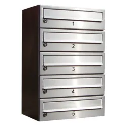 Skrzynka lokatorska na listy INOX - model PL