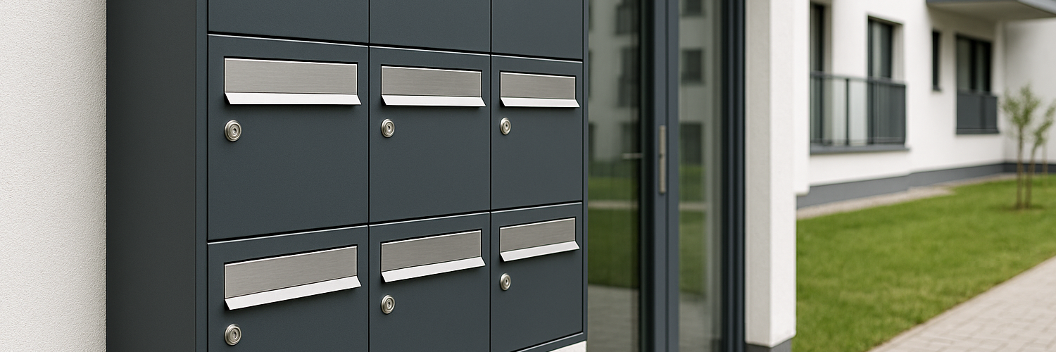 Skrzynki lokatorskie na listy w budynku wielorodzinnym